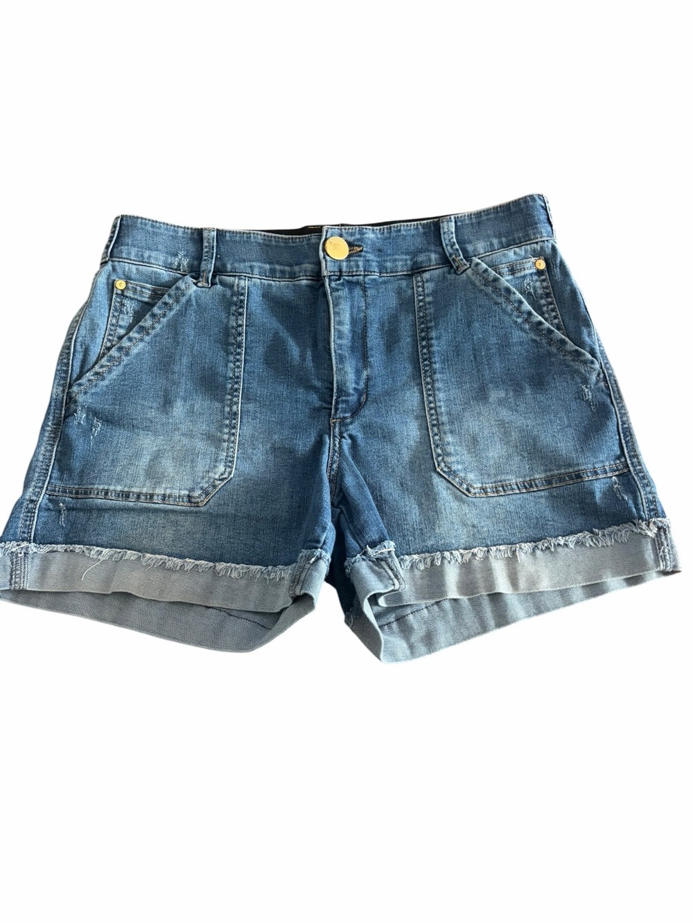 Democracy Ab Solution Jean Shorts, size 12